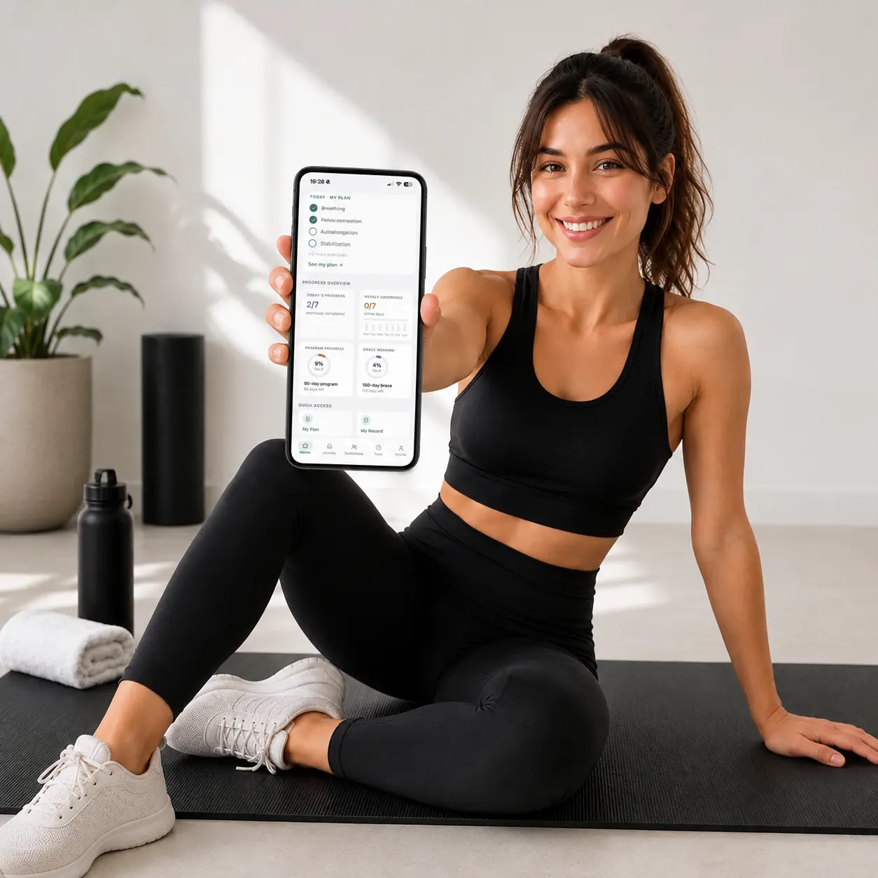 Scoliopath app mockup